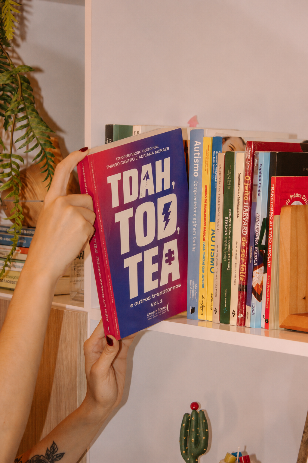 Capa do livro TDAH, TOD e TEA